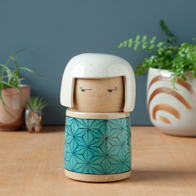 Tea Doll - Turquoise Asanoha Surprise