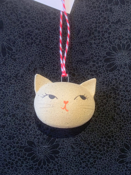 Ceramic Kitty Ornaments