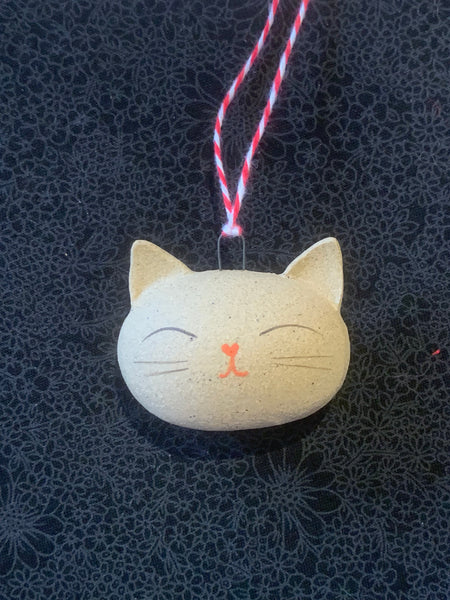 Ceramic Kitty Ornaments