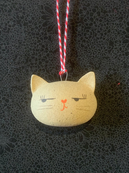 Ceramic Kitty Ornaments