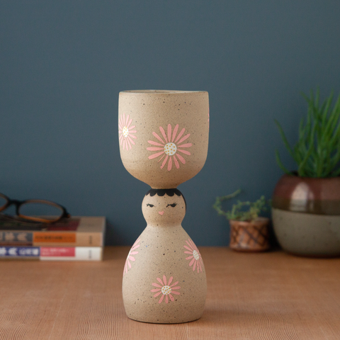 Pink Daisy Party Girl Goblet