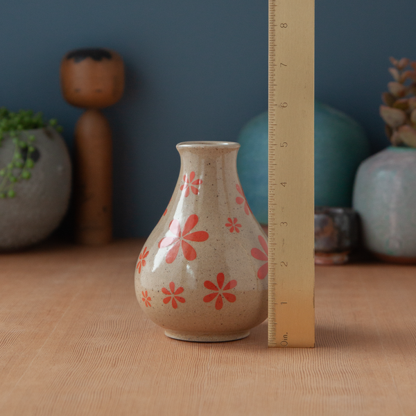 Pouring Vessel with Red Florals