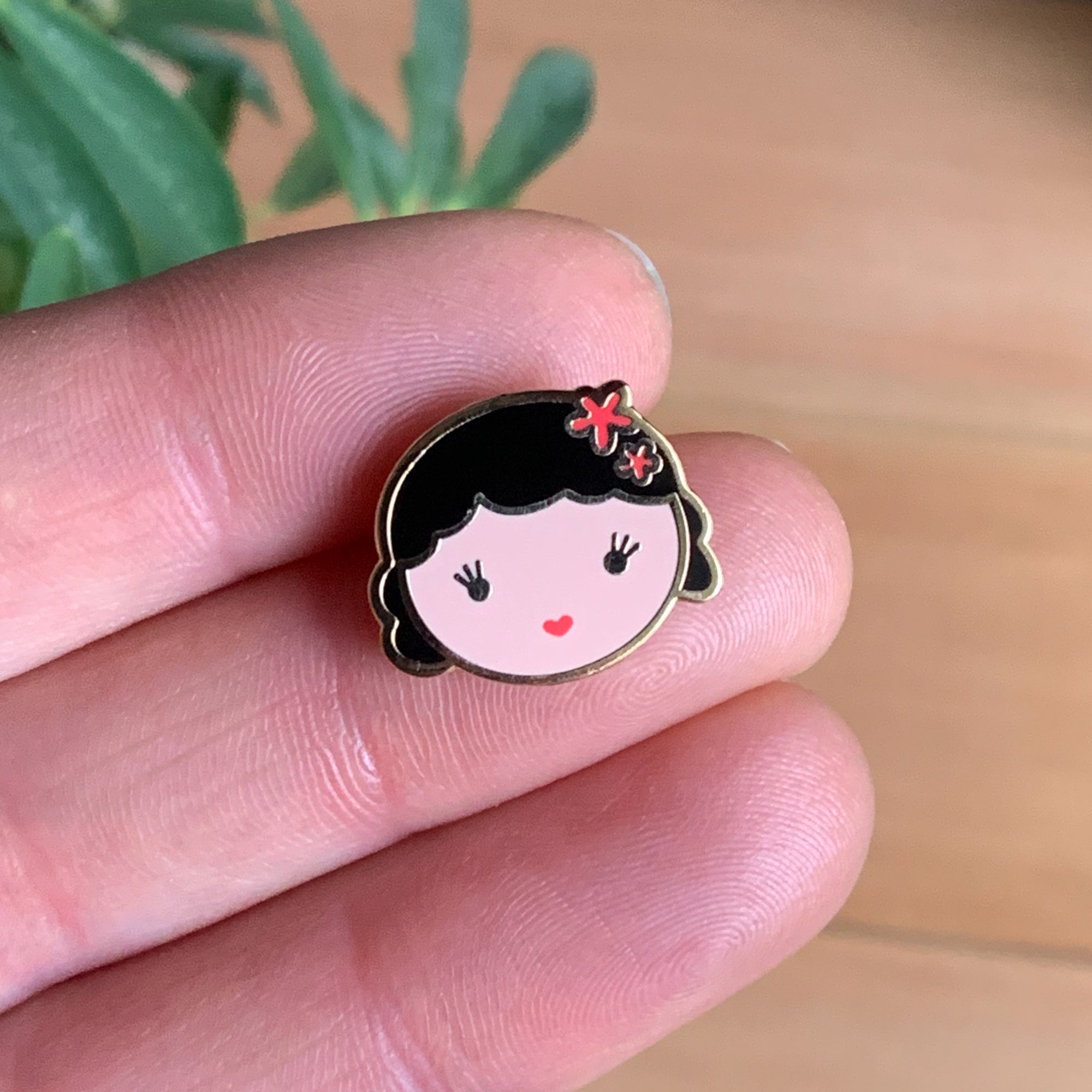 Bright-Eyed Enamel Pin